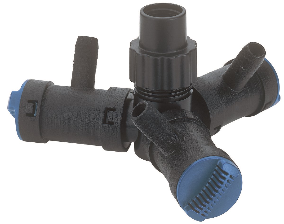 Three Way Water Distributor For Water Features