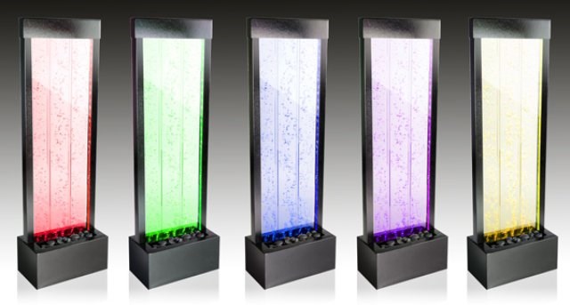 Bubble Water Wall w/ Colour Changing LEDs | Indoor/Outdoor Use | Fluid