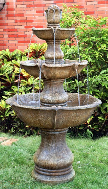 Large 4-Tier Classic Fountain Water Feature
