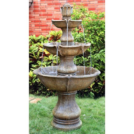 Large 4 Tier Classic Fountain Water Feature