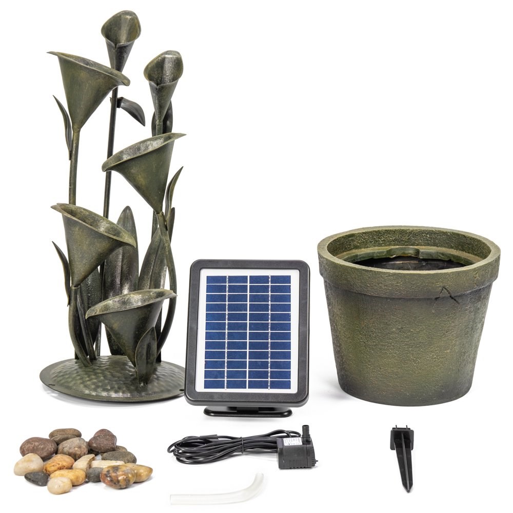 H66cm Howden Solar Cascading Water Feature by Solaray