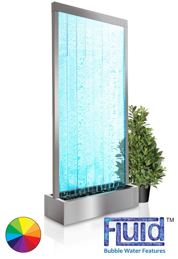 Elysium Bubble Water Wall w/ Colour Changing LEDs | Indoor Use | Fluid
