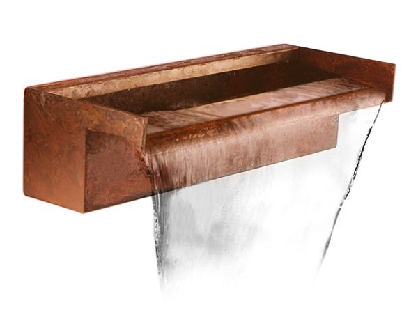 Corten Steel Waterfall Sheer Descent Blade Cascade
