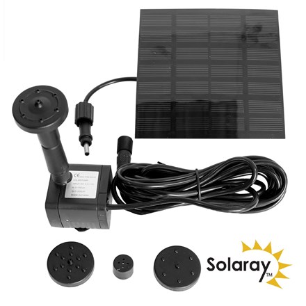 150LPH Solar Water Pump Kit with 4 Fountain Heads by Solaray