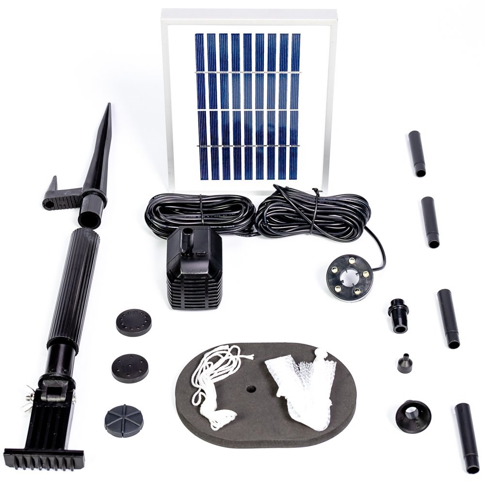 200LPH Solar Water Pump Kit with Lights and Battery Backup by Solaray