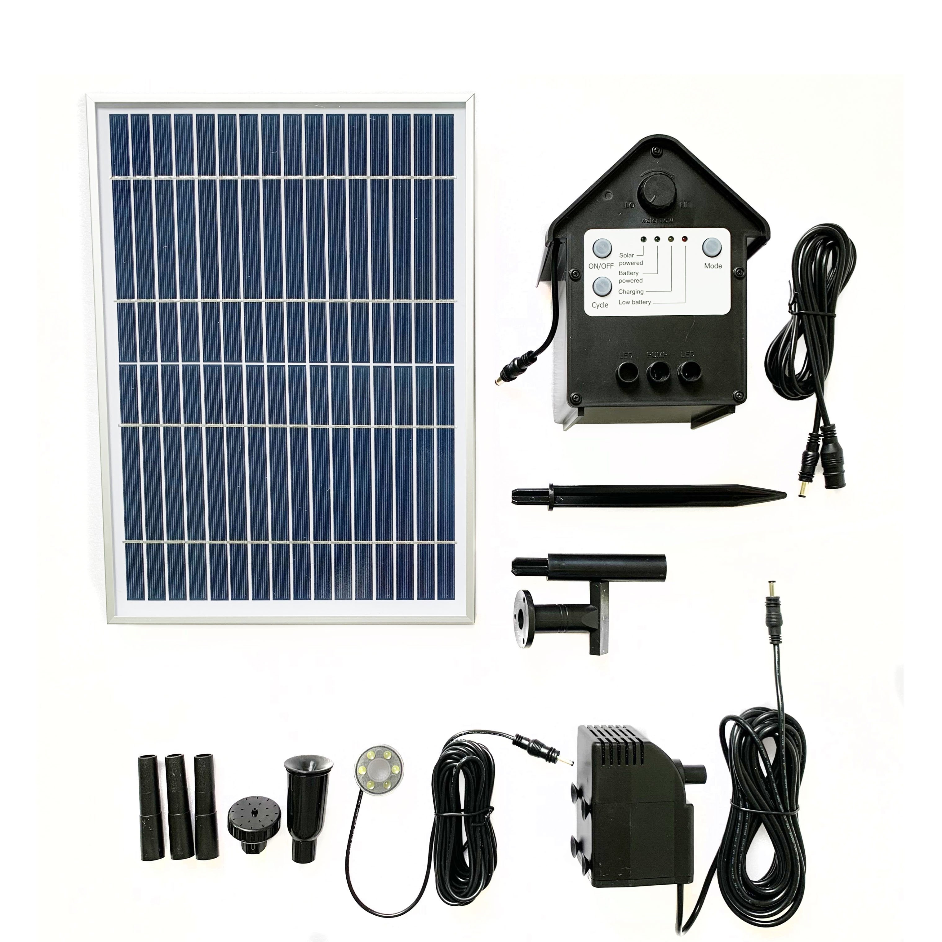 800LPH Solar Water Pump Kit with Lights by Solaray