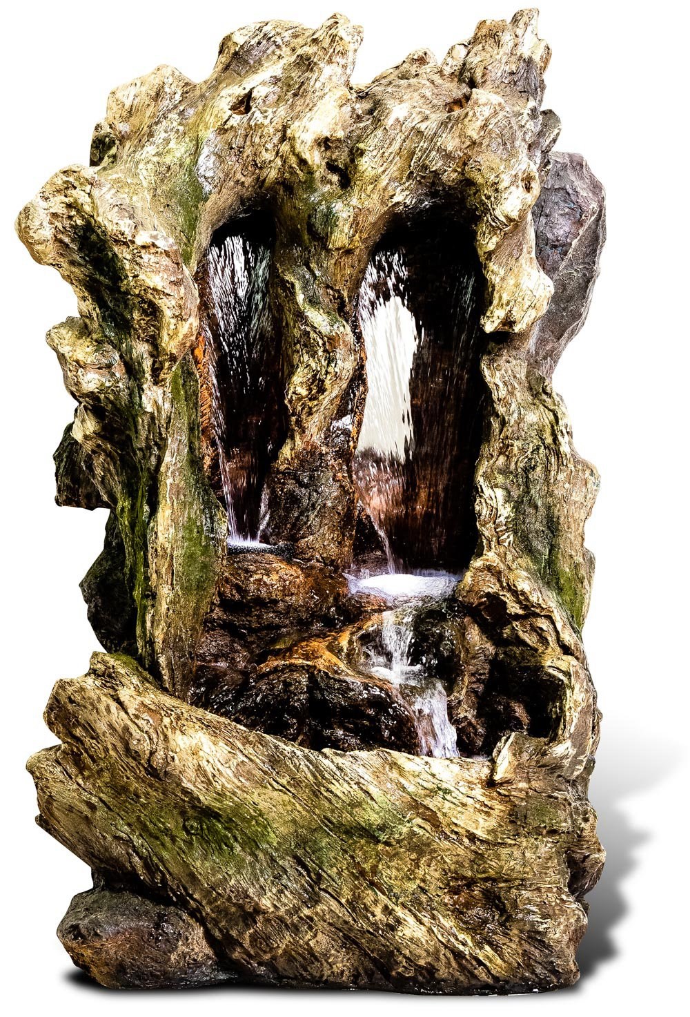 H98cm Colorado Falls Cascading Water Feature with Lights - by Ambienté