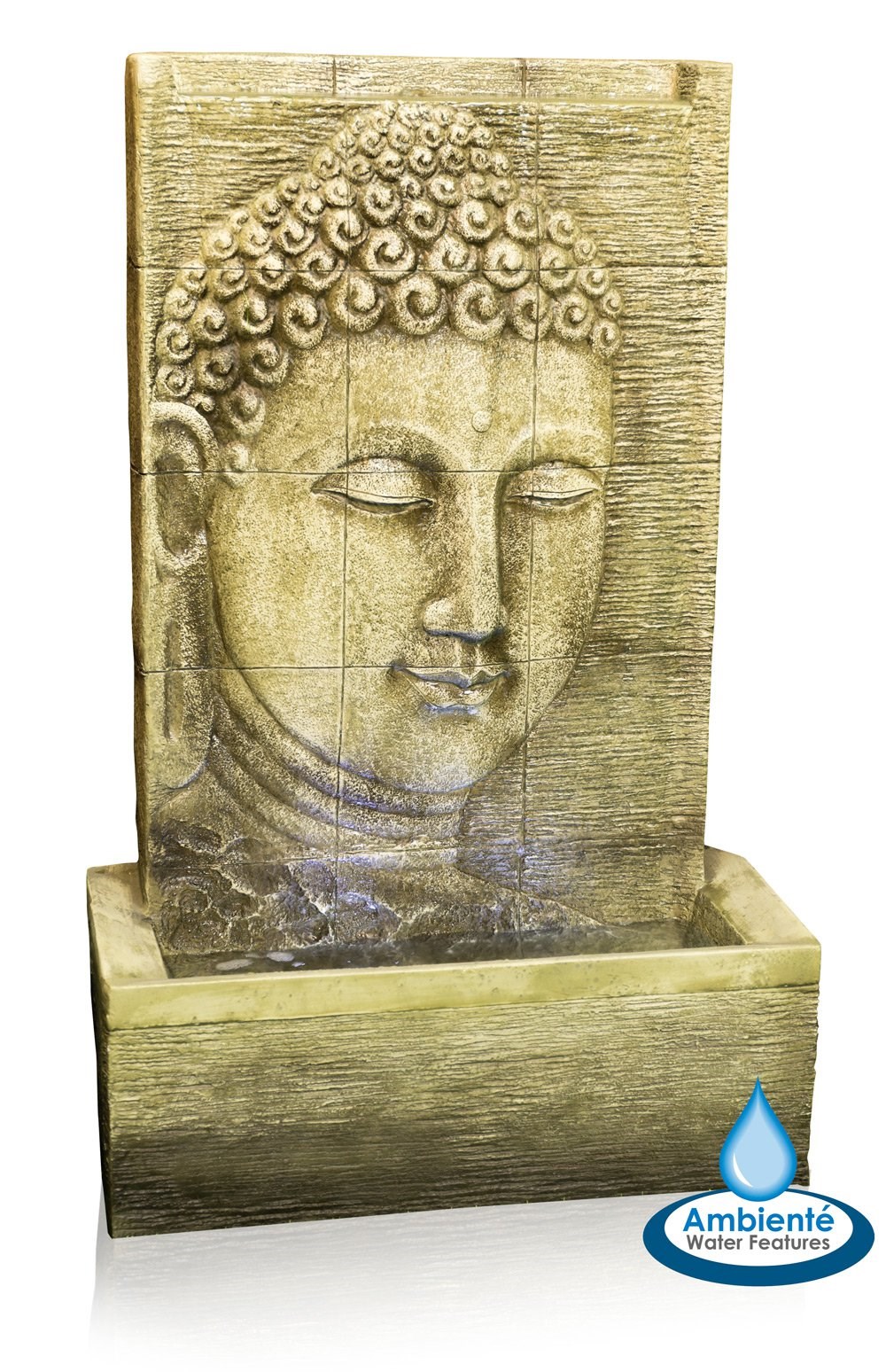 Nirvana Buddha Falls Water Feature With LED Lights