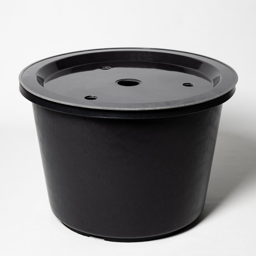 30L Round Reservoir in Plastic with Resin Lid | Indoor/Outdoor Use