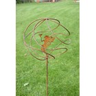 Tangle Ball On 4Ft Stem With Standing Fairy
