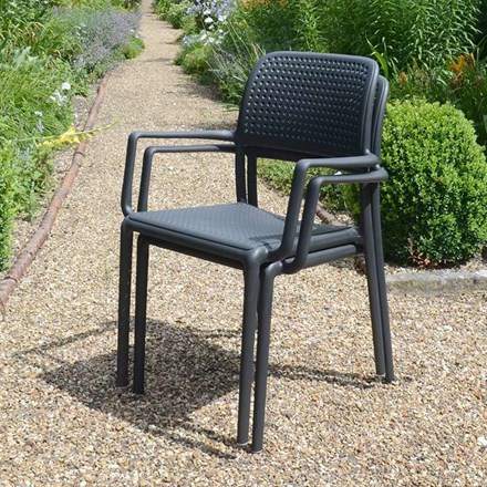 Bora Chair Anthracite Pack Of 2