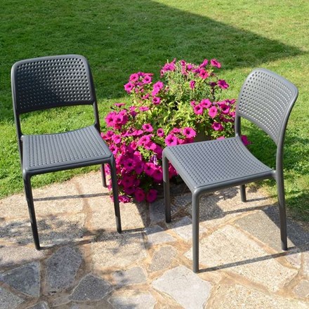 Bistrot Chair Anthracite Pack Of 2