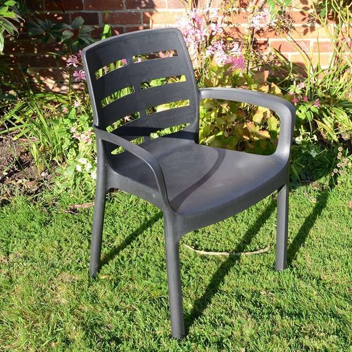 Siena Chair Anthracite Pack Of 2