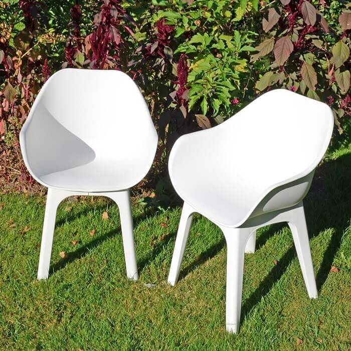 Ghibli Chair Pack Of 2 White