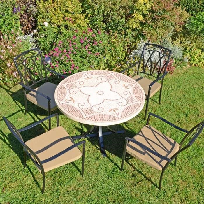 Savona Dining Table With Savona Chair Set