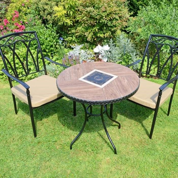 Haslemere 71Cm Table With 2 Ascot Chairs Set