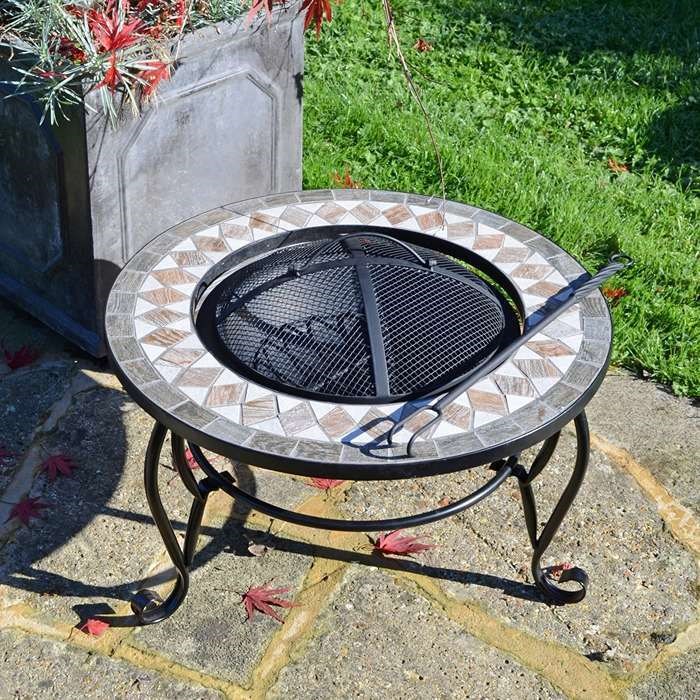 Brava Mosaic Low Fire Pit