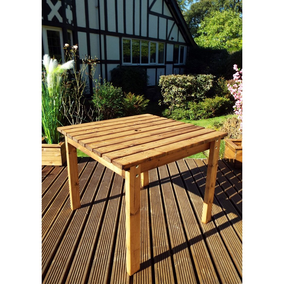 Two Seater Square Table Fsc Redwood (Hb126)