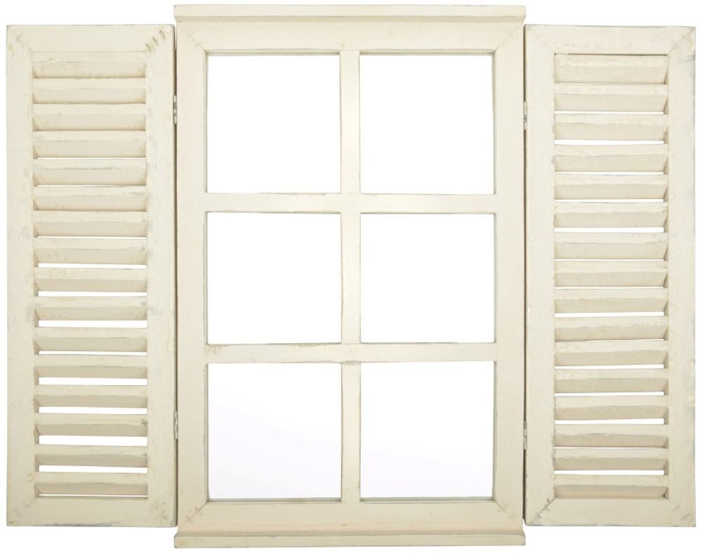 Shutter Window Garden Mirror