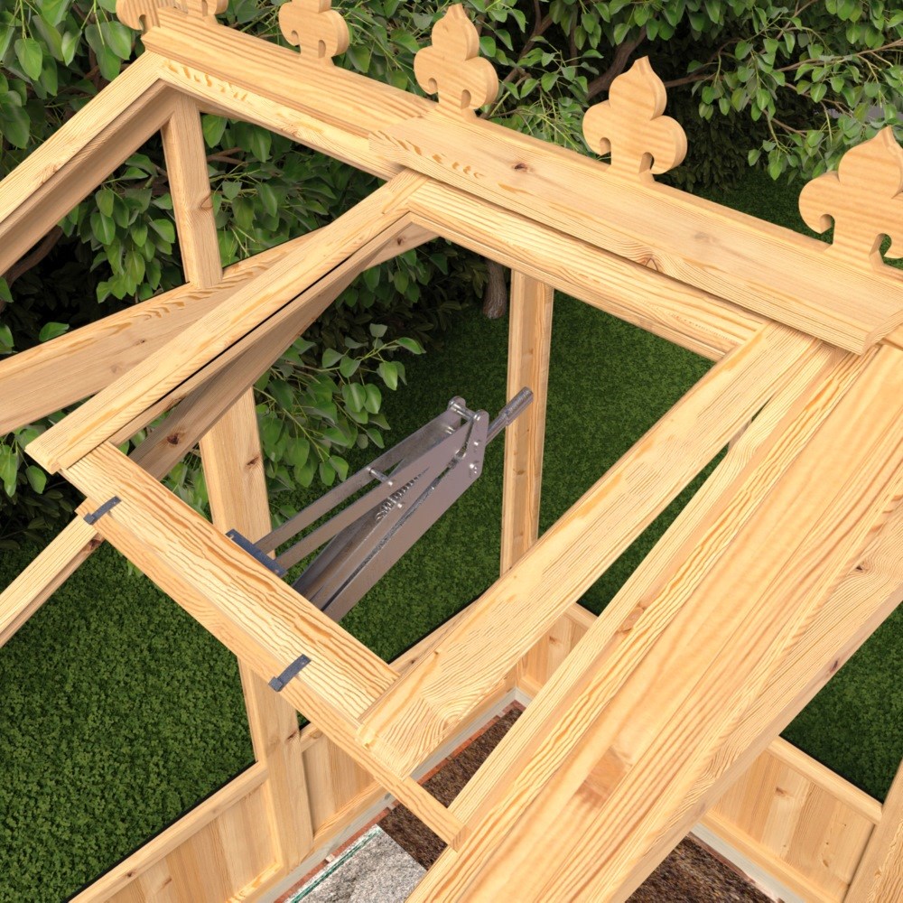 12X6 Holkham Wooden Greenhouse