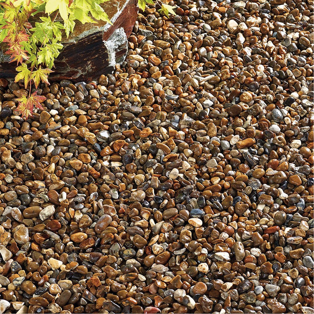 Oyster Pearl Pebbles 10-25mm Mottled Grey/Cream Decorative Stone