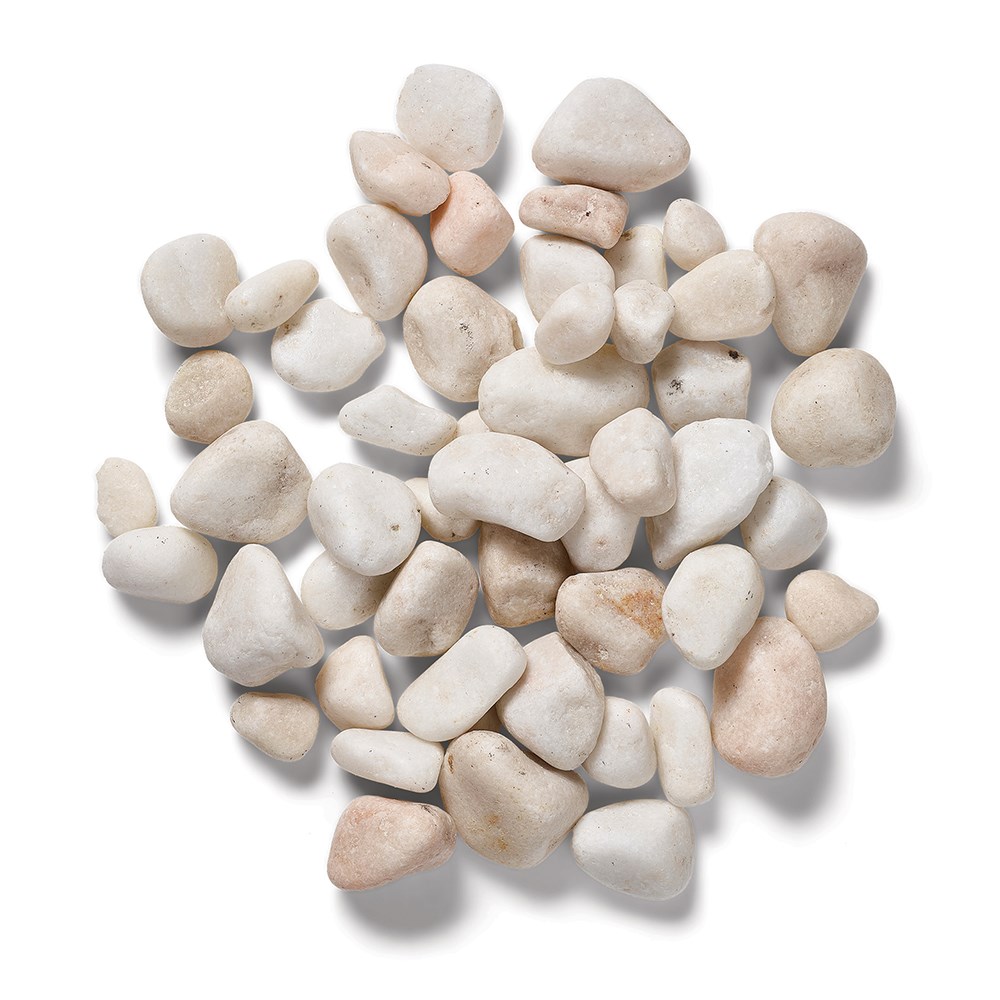 Coral White Pebbles 20-40mm Decorative Stone