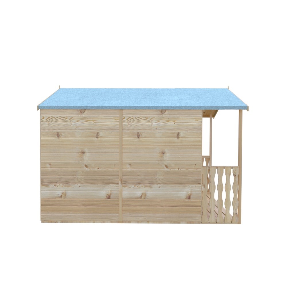8X10 Summerhouse Delmora Shiplap Including Verandah