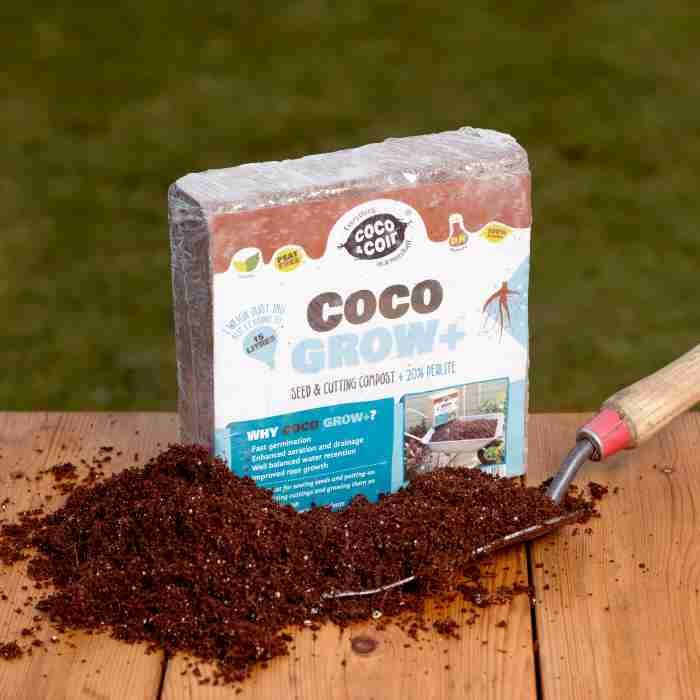 Coco Grow+ Seed & Cutting Compost With Perlite
