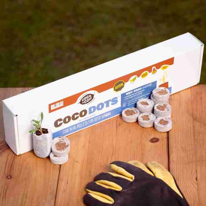 Coco Dots Coir Plug Pellets For Seed Planting