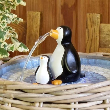 Hydria Fountain Head - Pepper & Penny Penguins