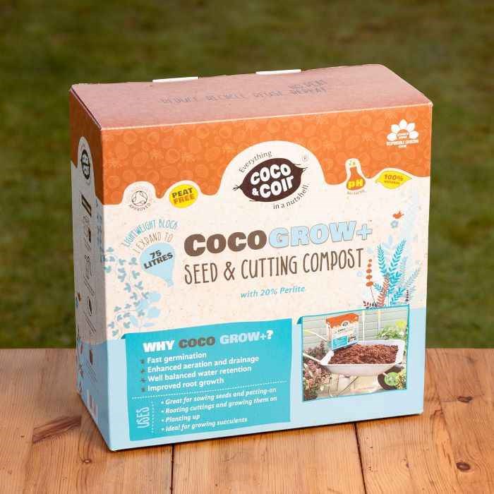 Coco Grow+ Seed & Cutting Compost With Perlite
