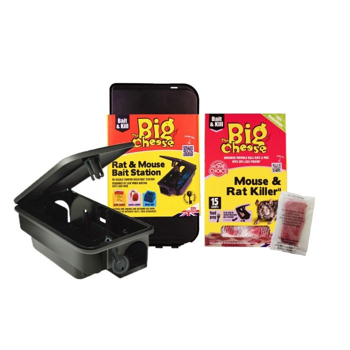 The Big Cheese Rat & Mouse Bait Station With 15 Pasta Sachets