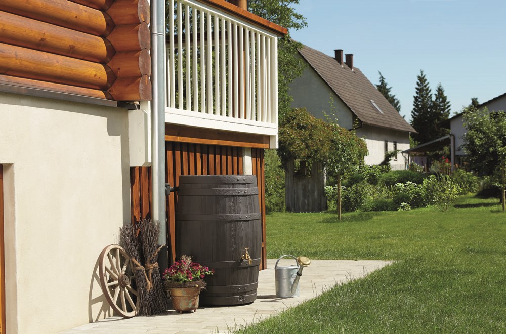 260 Litre Barrica Rain Water Barrel In Brown