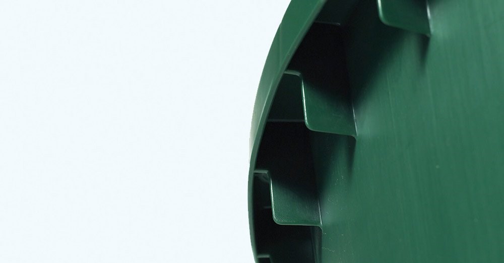 210 Litre Round Rain Water Butt Including Tap and Lid In Green