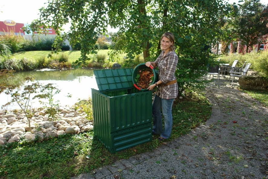 600 Litre Eco King Composter In Green