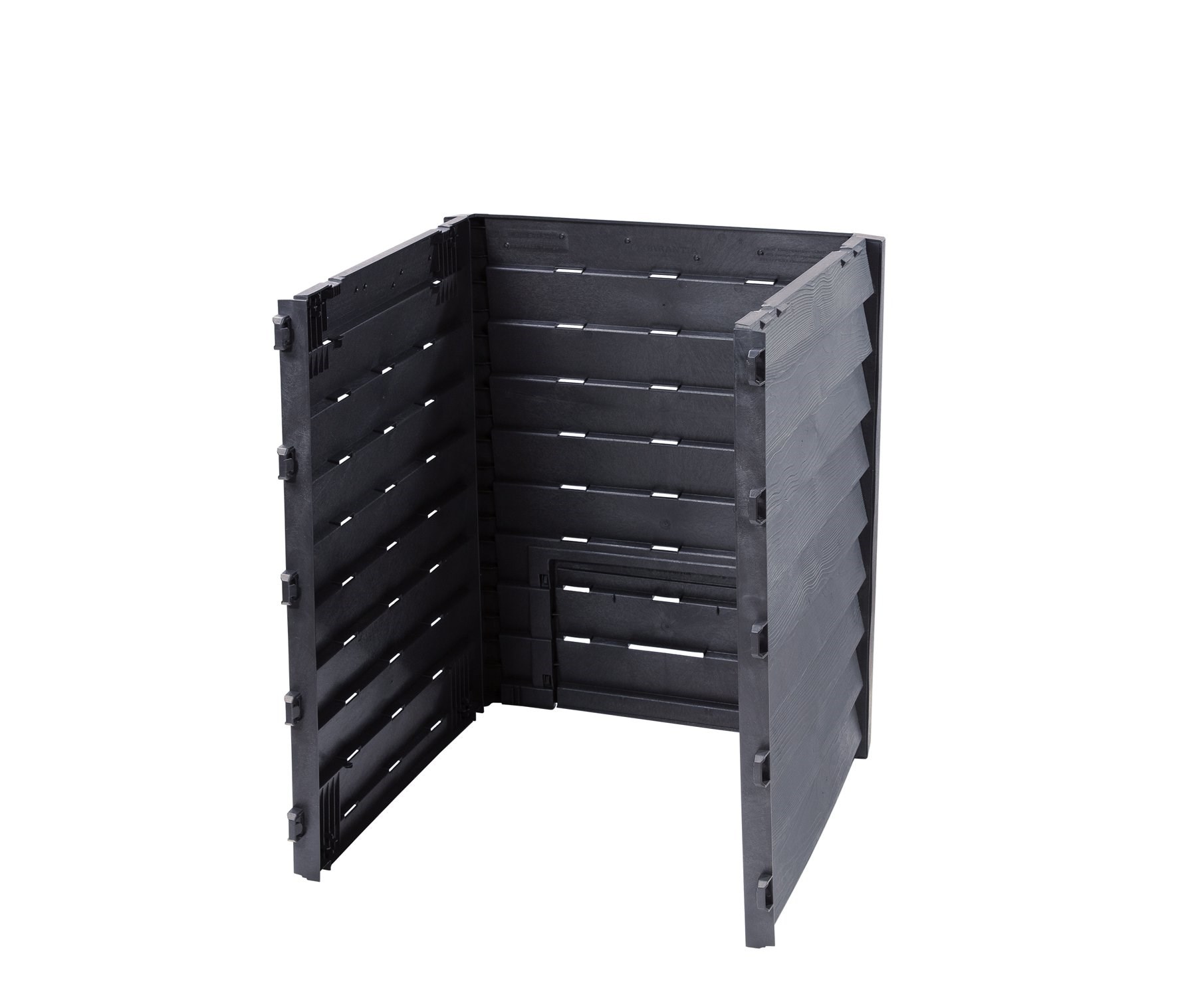 Thermo Wood Composter Including Soil Fence