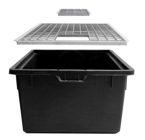Large Reservoir And Grid & Insert Rectangle 150L