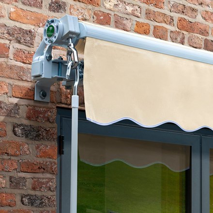 2.0m Budget Manual Awning, Ivory