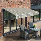 Budget Manual Awning | Multi-Stripe