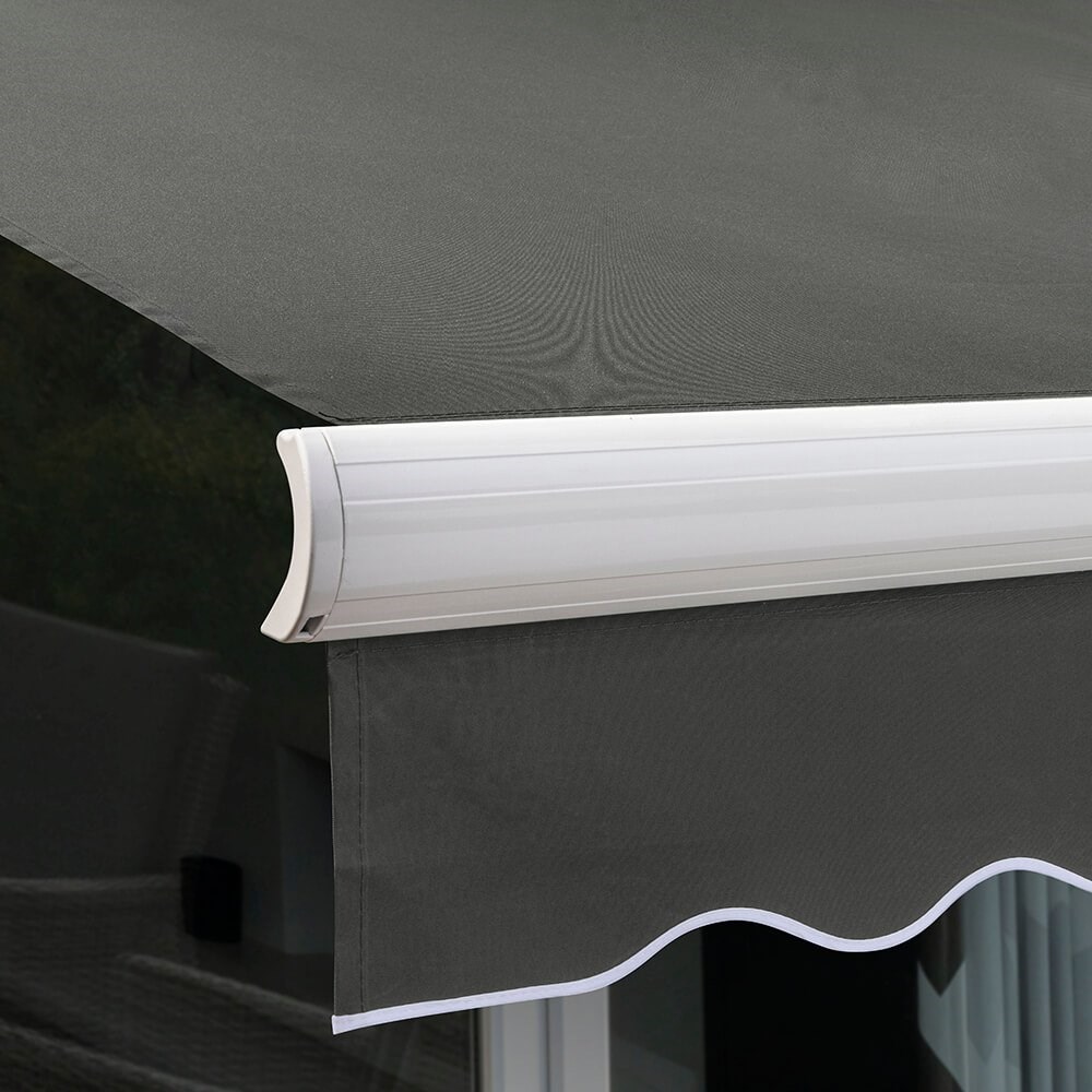 Full Cassette Electric Awning | Charcoal