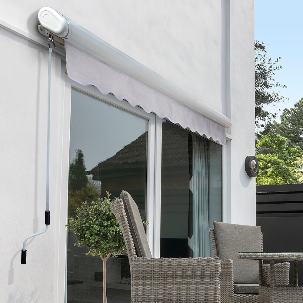 Full Cassette Electric Awning | Silver