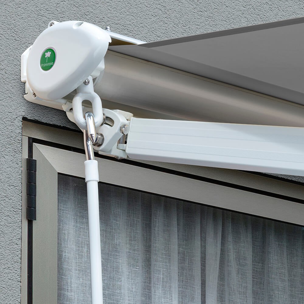 Half Cassette Electric Awning | Silver