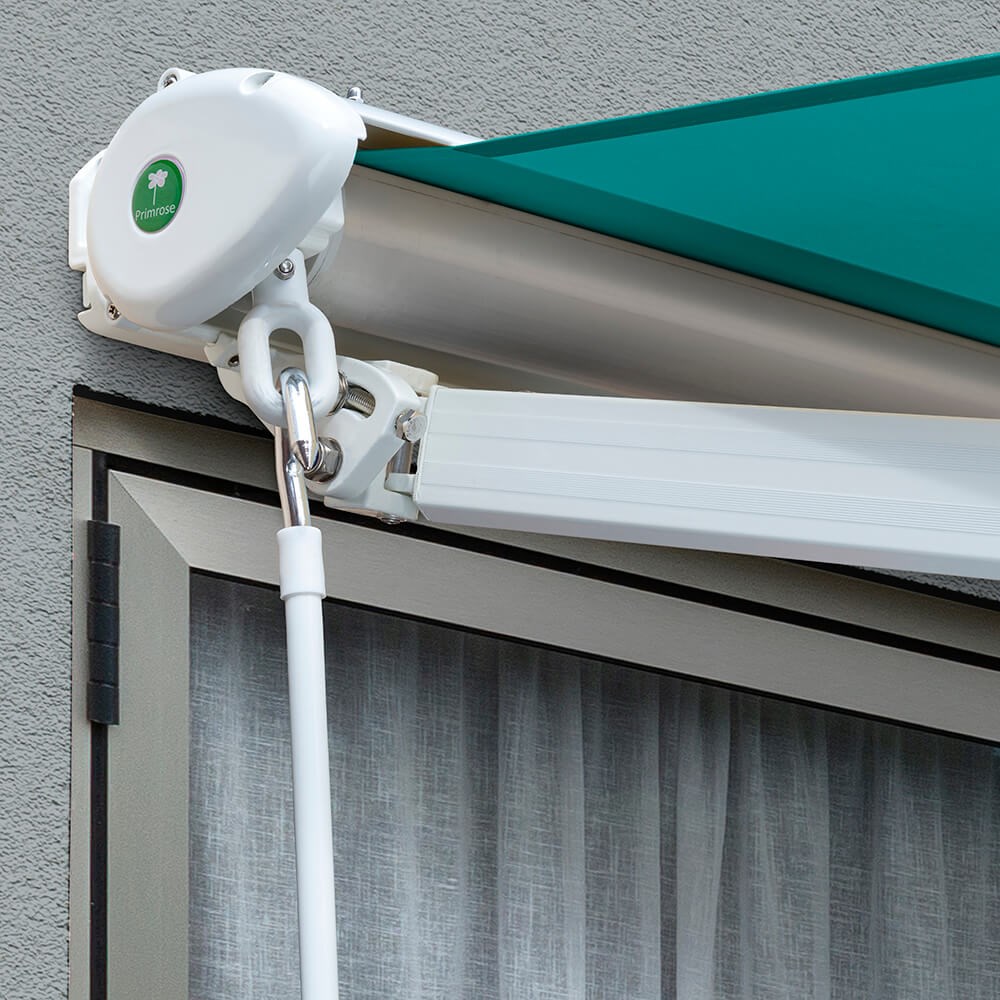 Half Cassette Manual Awning | Turquoise