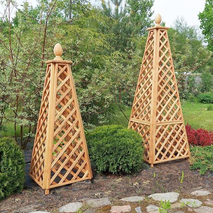 Primrose Wooden Garden Obelisk for Climbing Plants