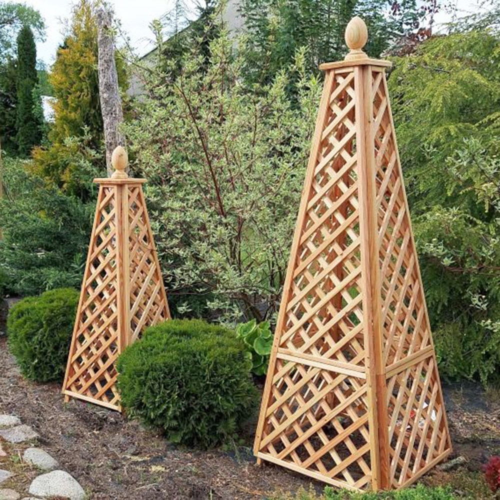 Primrose Wooden Garden Obelisk for Climbing Plants