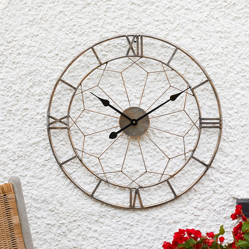 23.5in London Wall Clock by Smart Garden