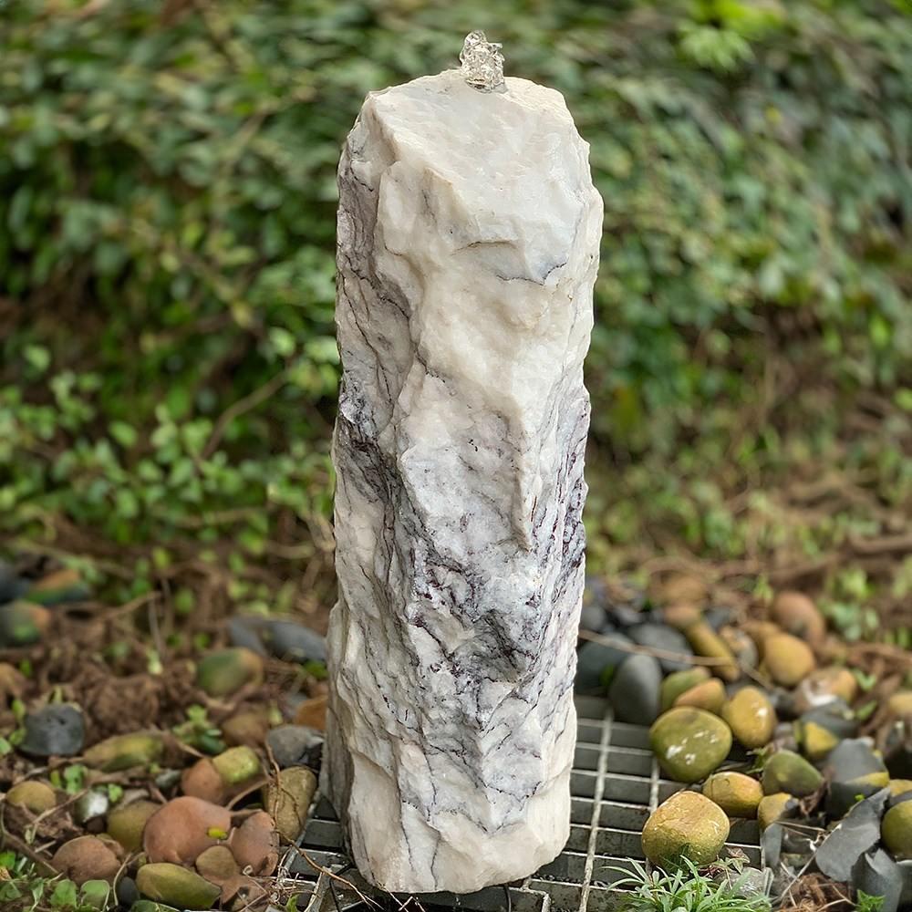 Purple Monolith Water Feature