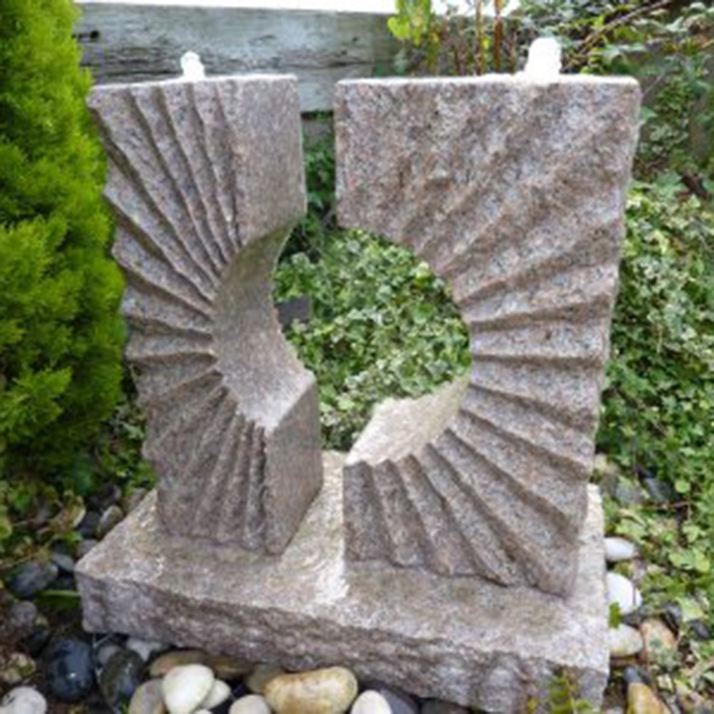 Granite Eclipse Sun Fountain Water Feature