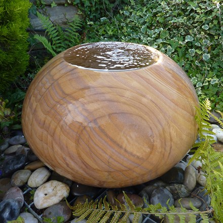 H32cm Rainbow Bowl with Column Water Feature