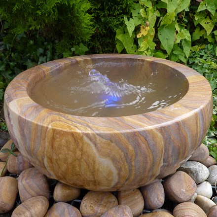 H25cm Rainbow Babbling Urn Water Feature